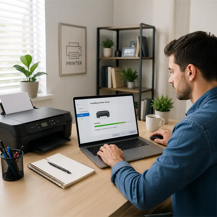 install the right printer drivers